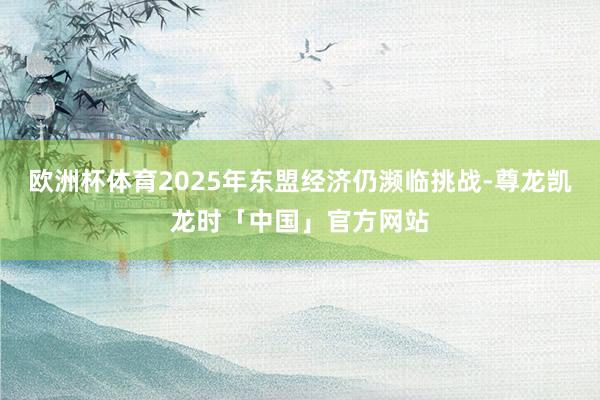 欧洲杯体育2025年东盟经济仍濒临挑战-尊龙凯龙时「中国」官方网站